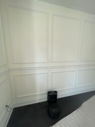 Full wall wainscoting, double level with chair rail, King City, ON