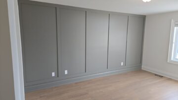 Accent wall, recessed panel type, Richmond Hill, ON