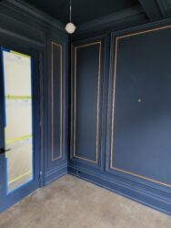 Full wall wainscoting, Kleinburg, ON