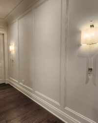 Full wall wainscoting, recessed panel type, Milton, ON